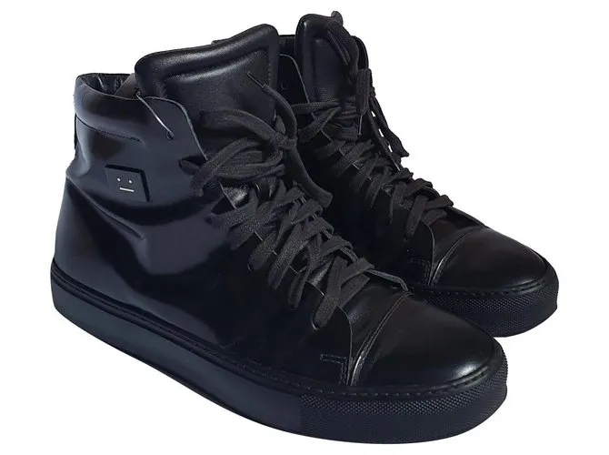 Acne Zapatillas Negro 