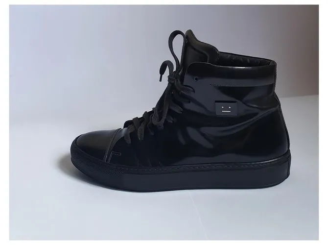 Acne Zapatillas Negro 