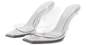 ALEXANDER MCQUEEN Sandalias T.EU 37 Cuero Plata 