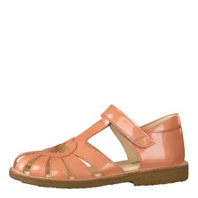 Angulus zapatos Sandal With Heart Detail And V Peach