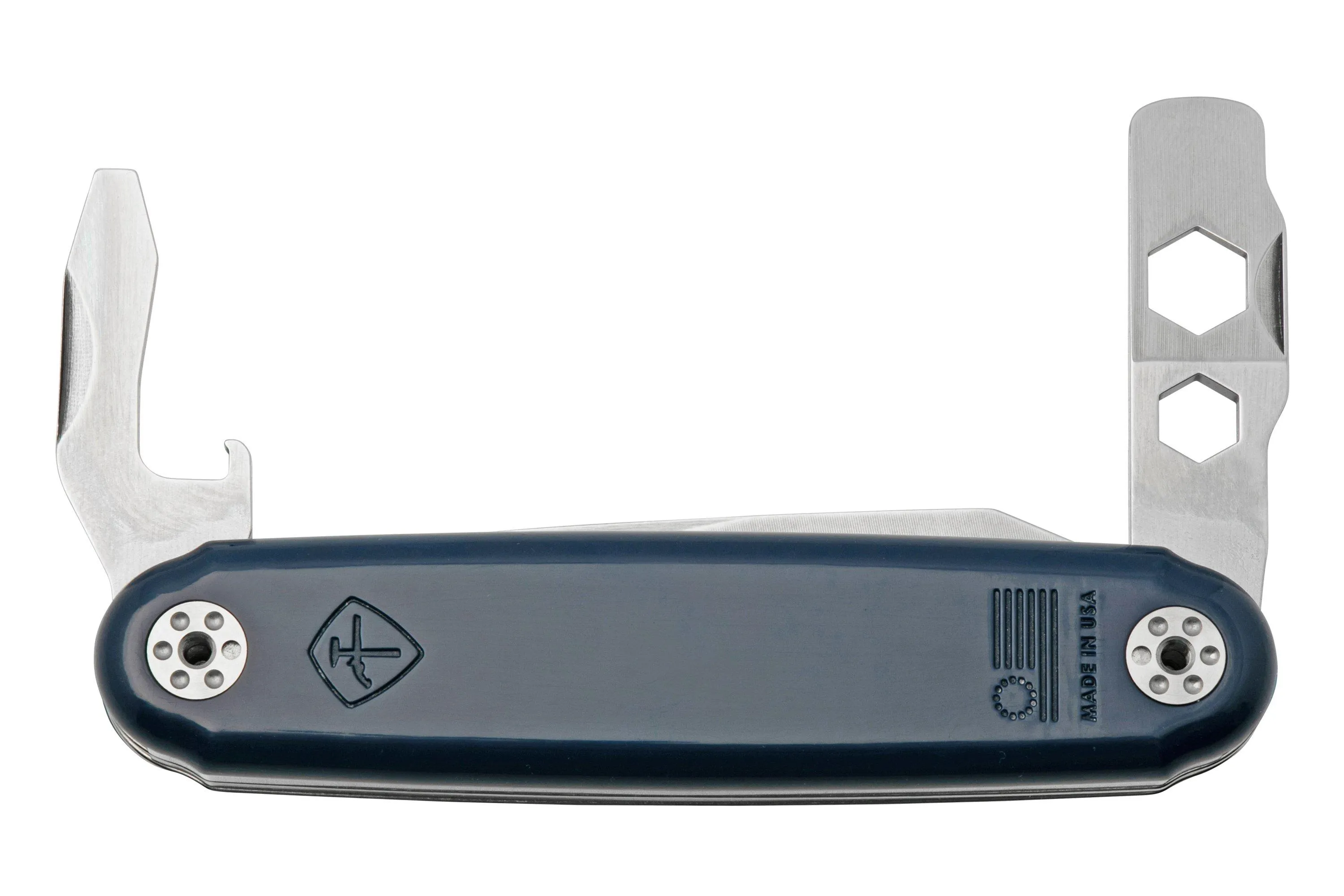 ASK Knives American Service Knife The Iron Sides, Corsair Blue, multiherramienta
