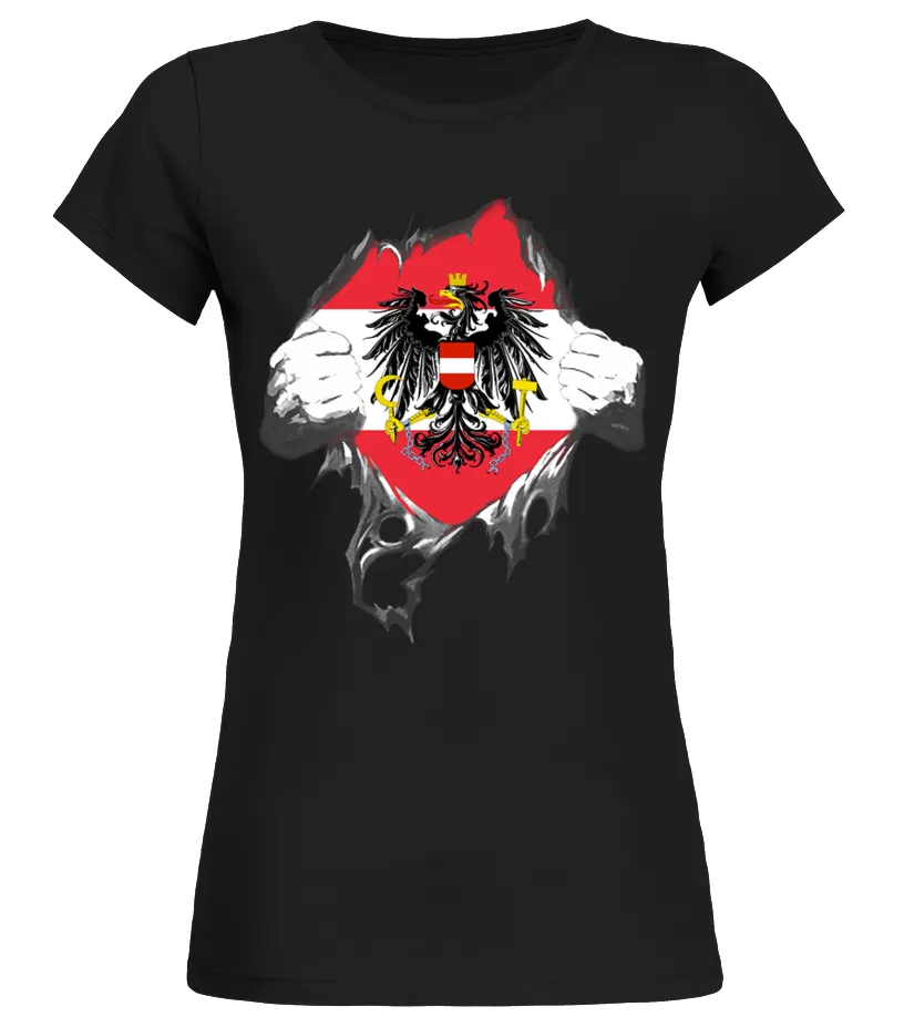 Austria Camiseta cuello redondo Mujer