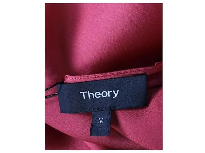 Autre Marque Vestido largo de seda rojo de diseñador contemporáneo Roja 