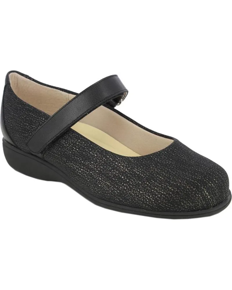 Bailarinas D`CUTILLAS  de Mujer BAILARINAS DOCTOR CUTILLAS 53710 ELASTICOS  NEGRO