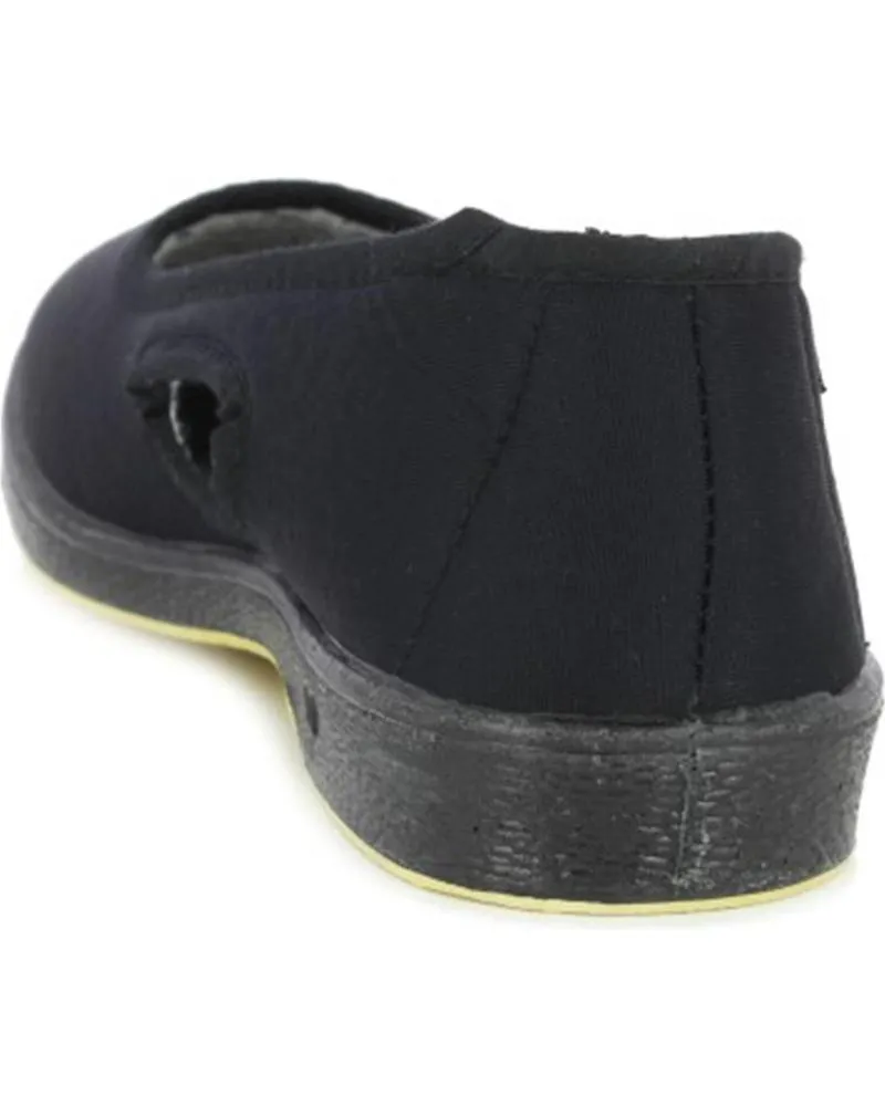 Bailarinas D`CUTILLAS  de Niña BAILARINAS DOCTOR CUTILLAS 414 LATERAL ABIERTO  NEGRO