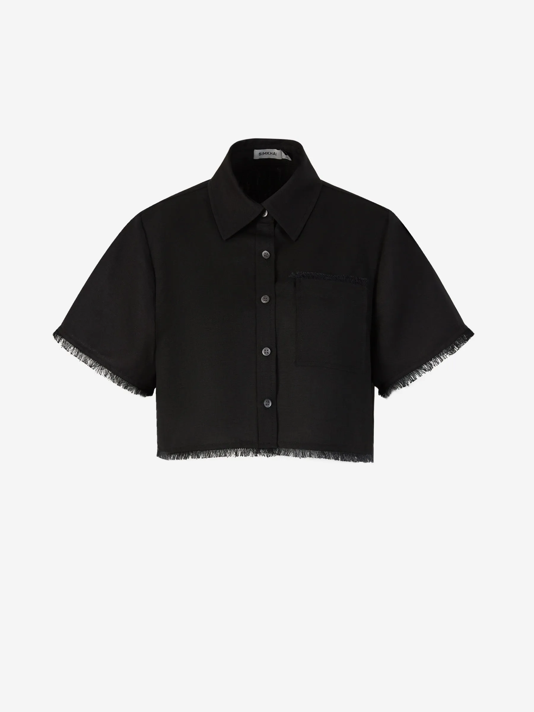 Blusa Cropped Flecos