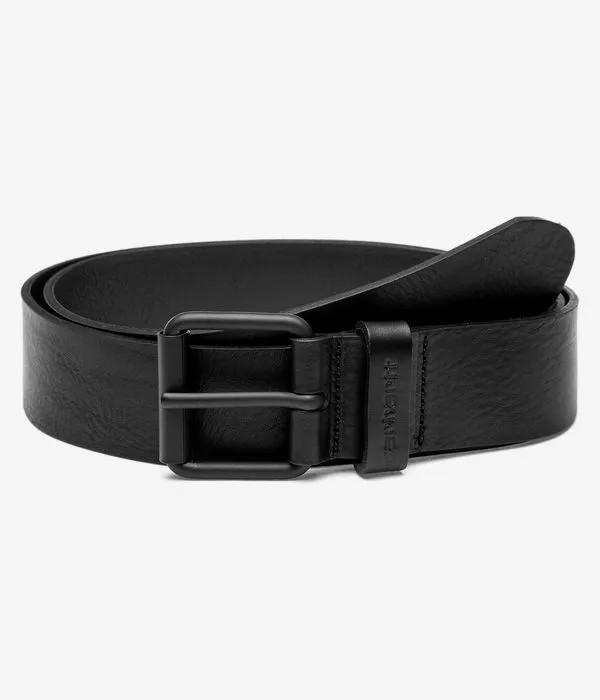 Carhartt WIP Script Leather Cinturón (black black)