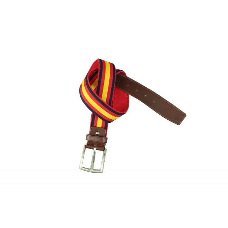 Cinturón lona bandera España