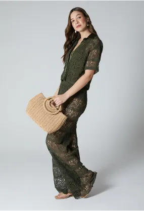 Conjunto blusa manga corta y pantalon pa