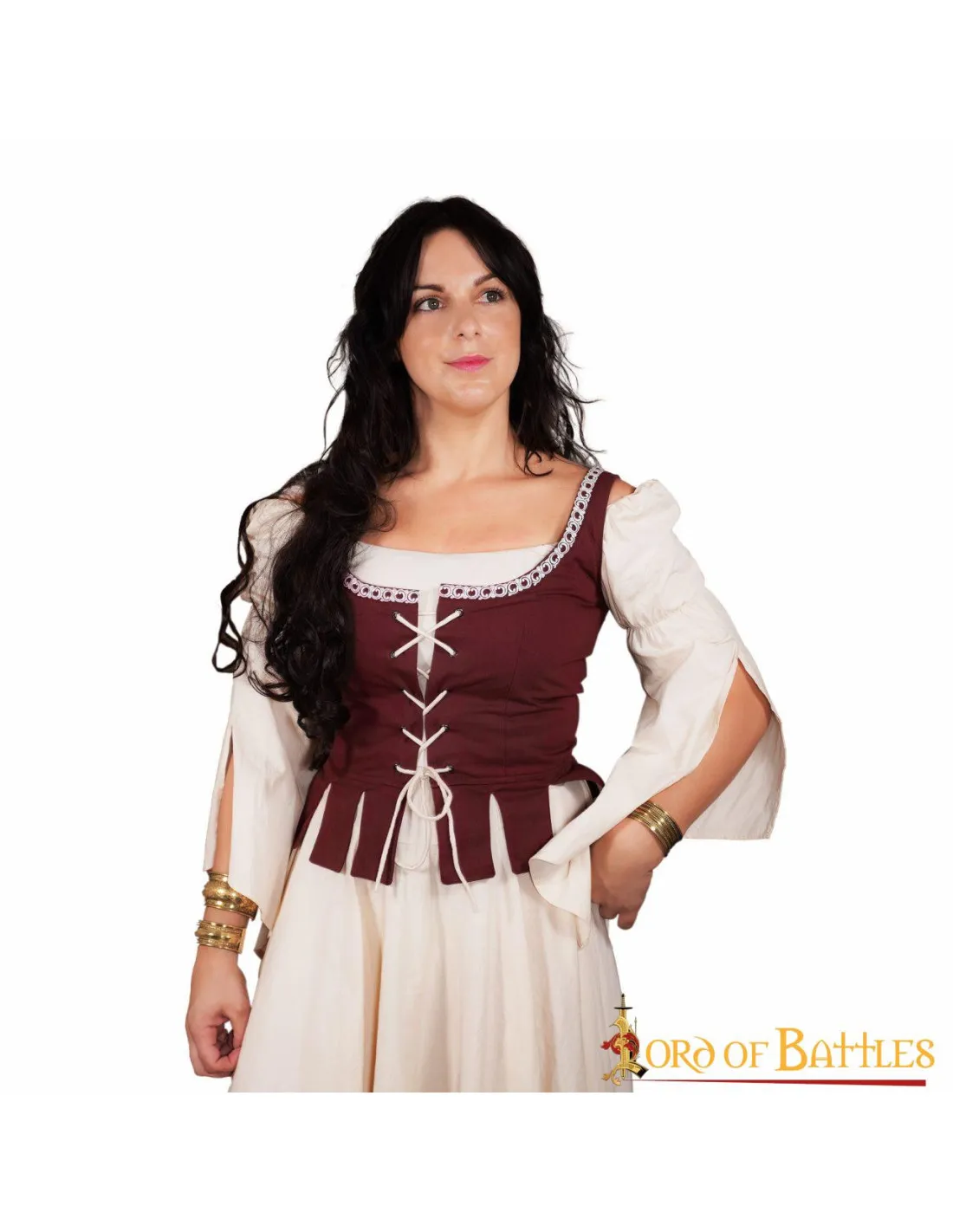 Corpiño de algodón Adalyn Doncella Medieval