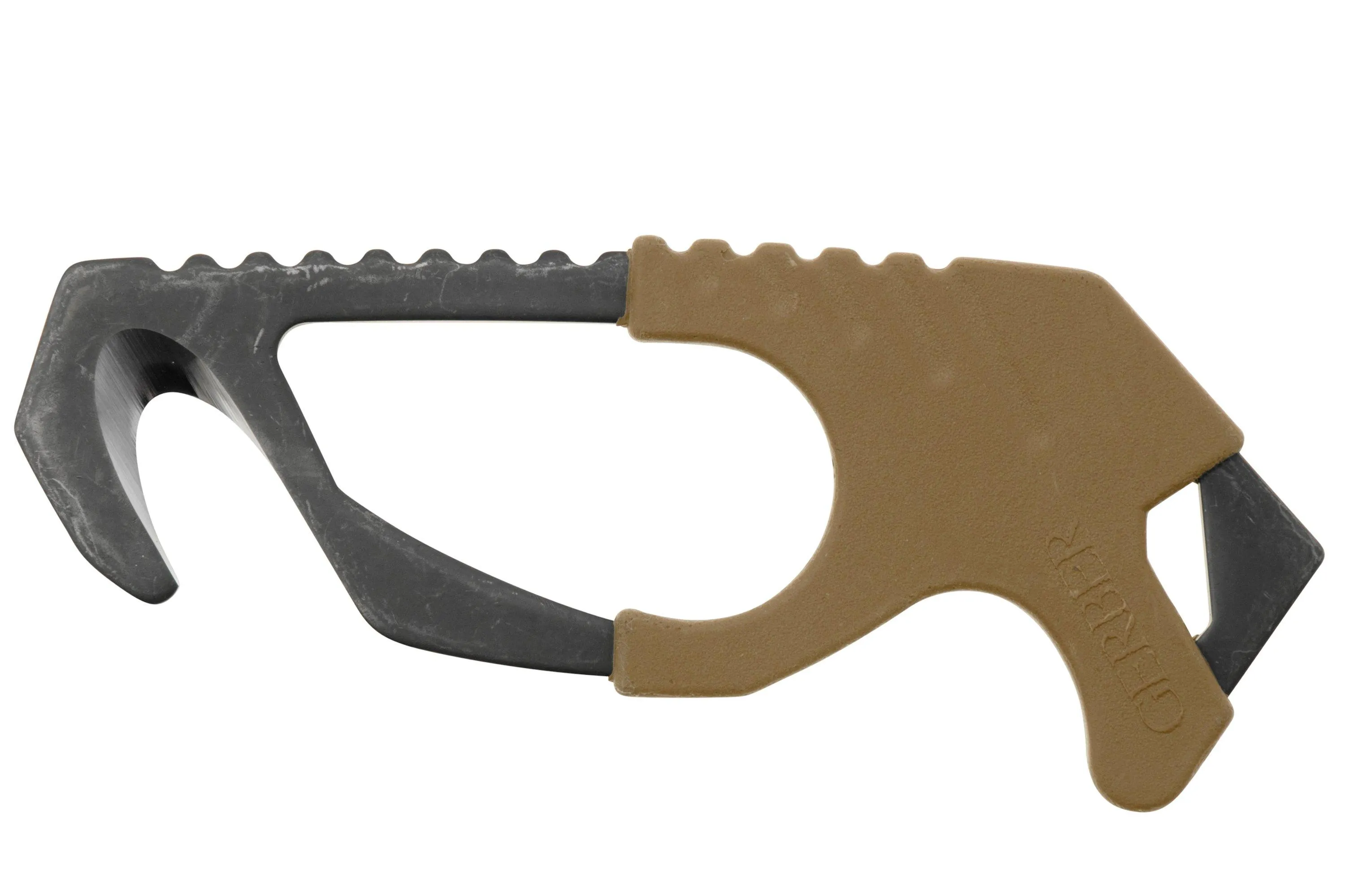 Gerber Strap Cutter 30-000132 Coyote Brown, gancho cortante
