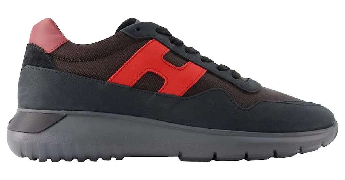 Interactivo3 Zapatillas - Hogan - Cuero - Negro 