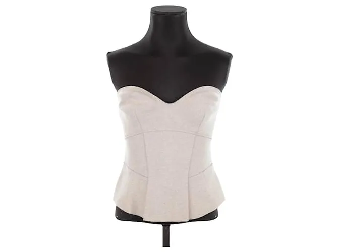 Isabel Marant Top de lana Gris 