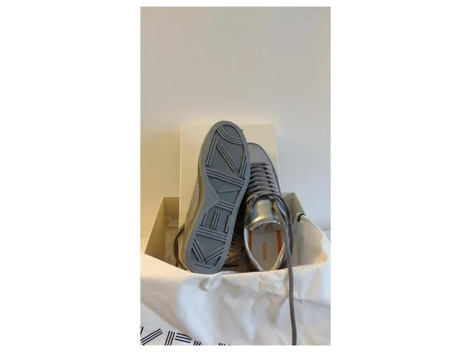 Kenzo Zapatillas Plata 