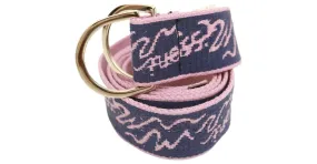 Missoni Lona morada de mujer. CINTURÓN con anilla forrado con estampado de logotipo Talla única Púrpura 