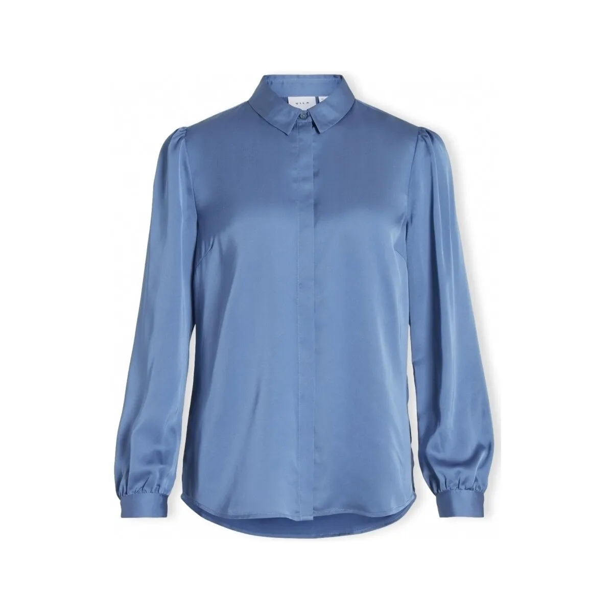 Noos Shirt Ellette Satin - Coronet Blue