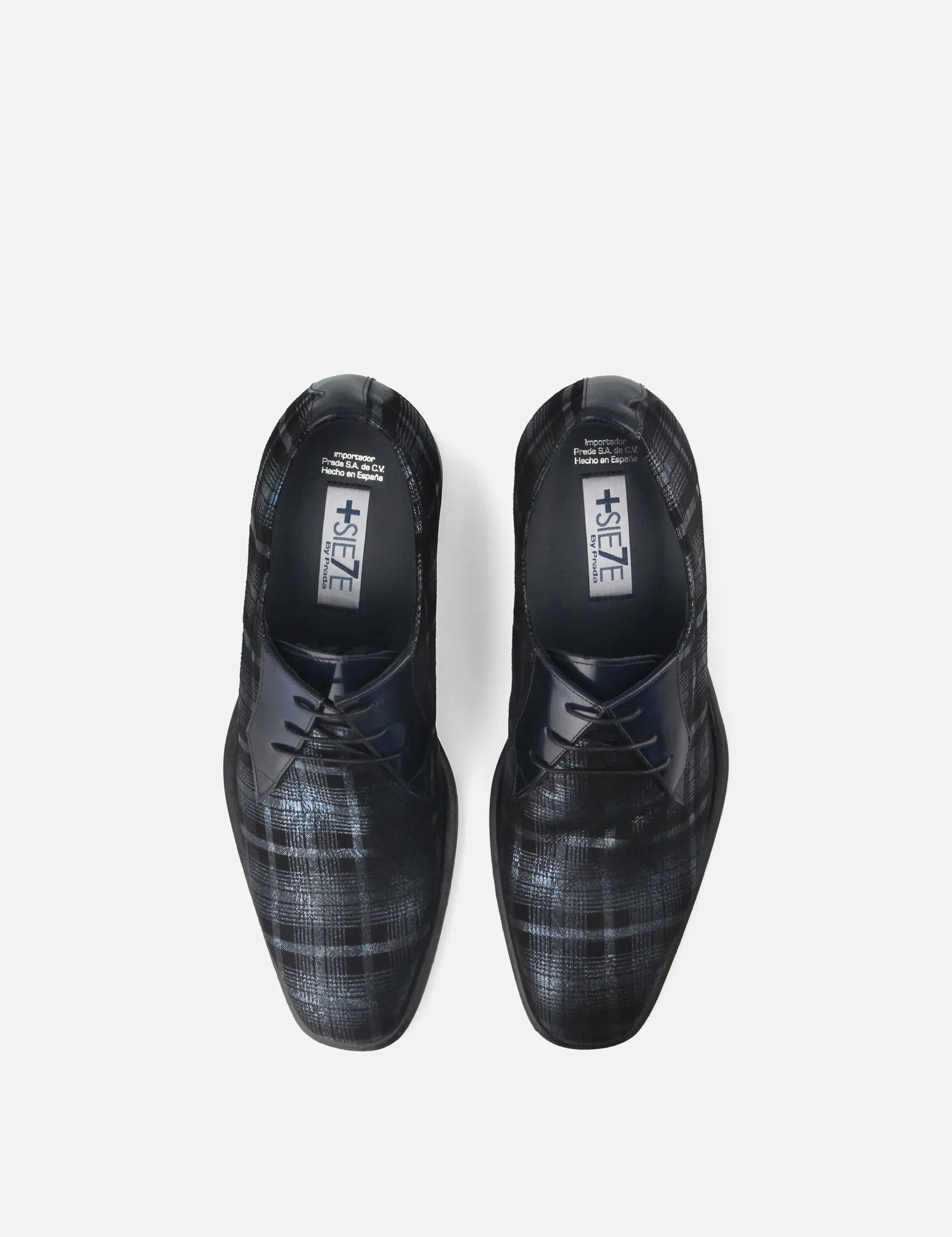 Oxford +7 cm de altura en ante y florantic color negro