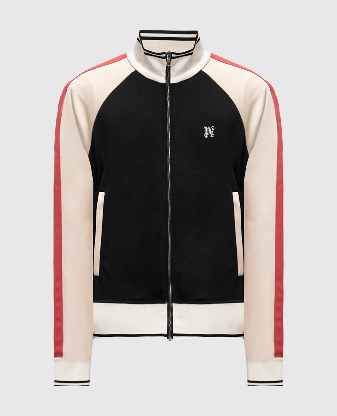 Palm Angels Black sports jacket with logo