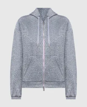 Peserico Gray sports jacket with lurex