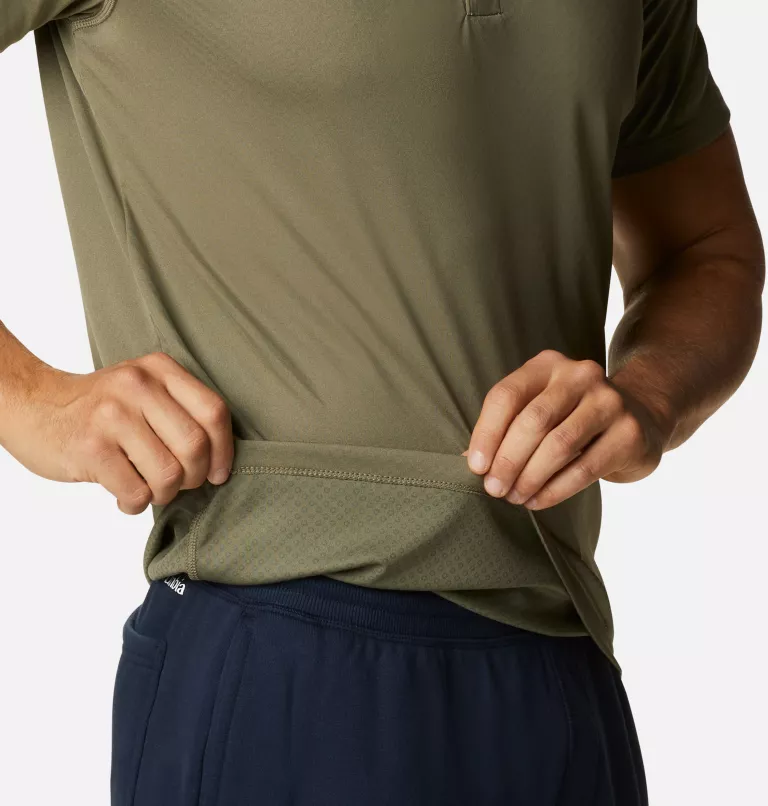 Polo COLUMBIA manga corta ZERO RULES™ para hombre  Ref. 1533303397 verde khaki