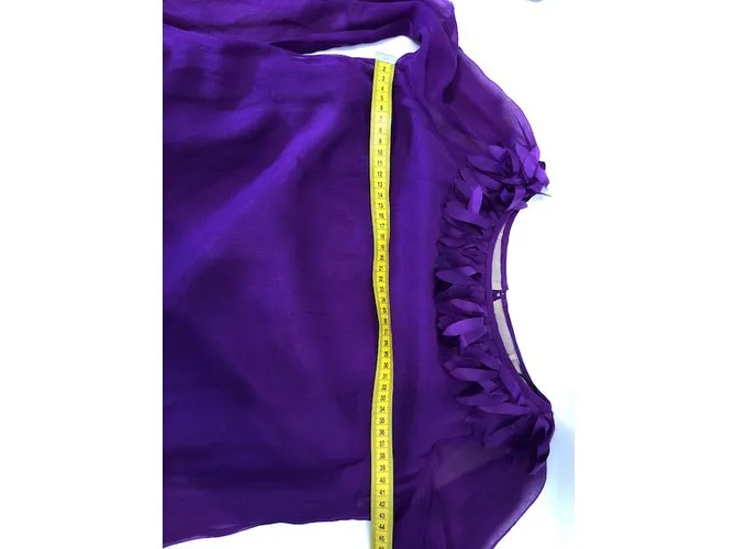 Reiss Set top + falda Ciruela 