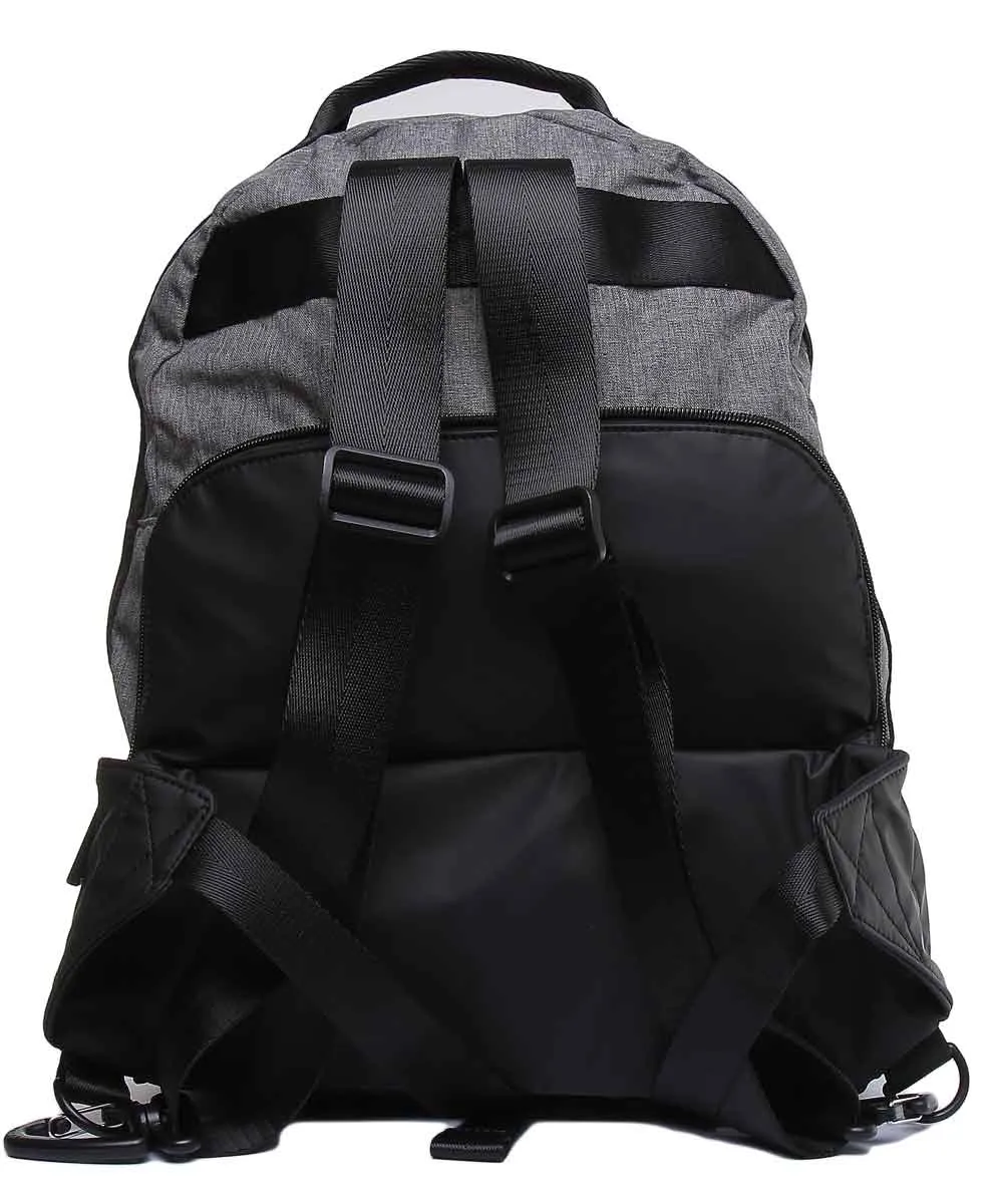 Replay FM3447.000 Bolsa de cinturón convertible con cremallera frontal para en negro