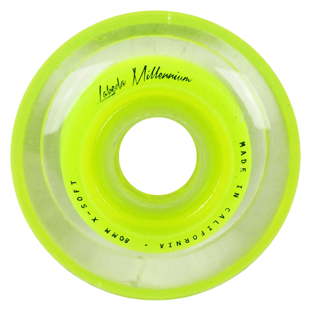 RUEDA LABEDA MILLENNIUM VERDE X-SOFT.(PACK 4)