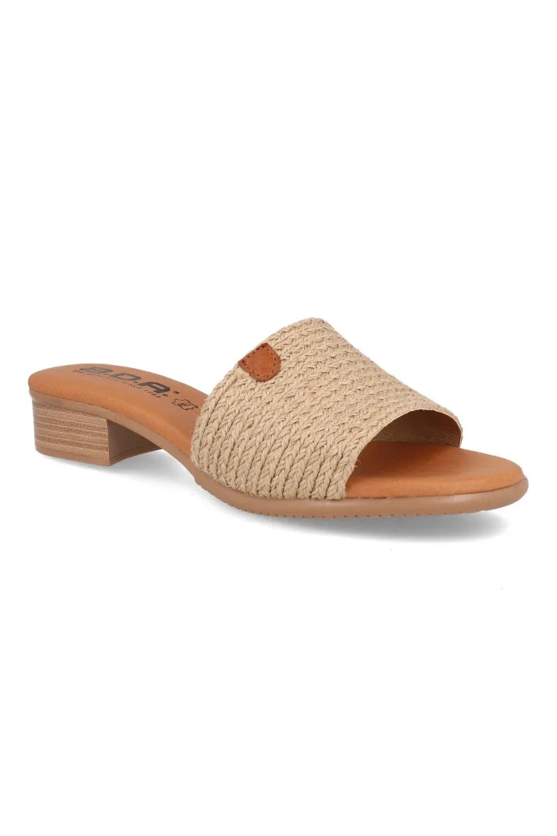 Sandalias tacon bda 9050 Yute