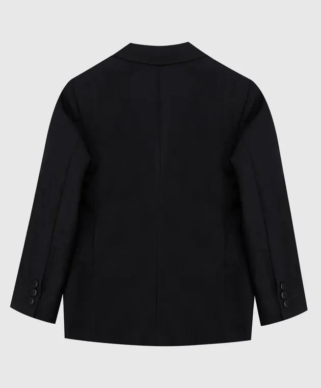 Stefano Ricci Children's black wool jacket