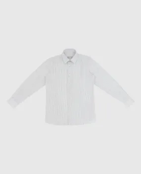 Stefano Ricci Striped jacquard shirt for children
