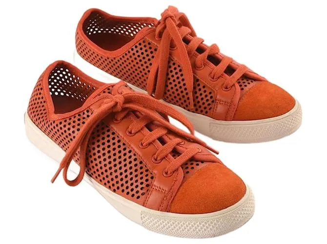 TORY BURCH Zapatillas T.US 10 ante Naranja 