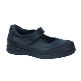 Zapato Colegial Niña Piel Punta Reforzada Marino . killos