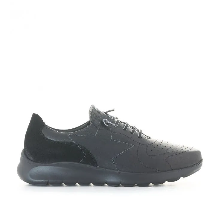 Zapatos sport Be Cool negro con detalle de estrella